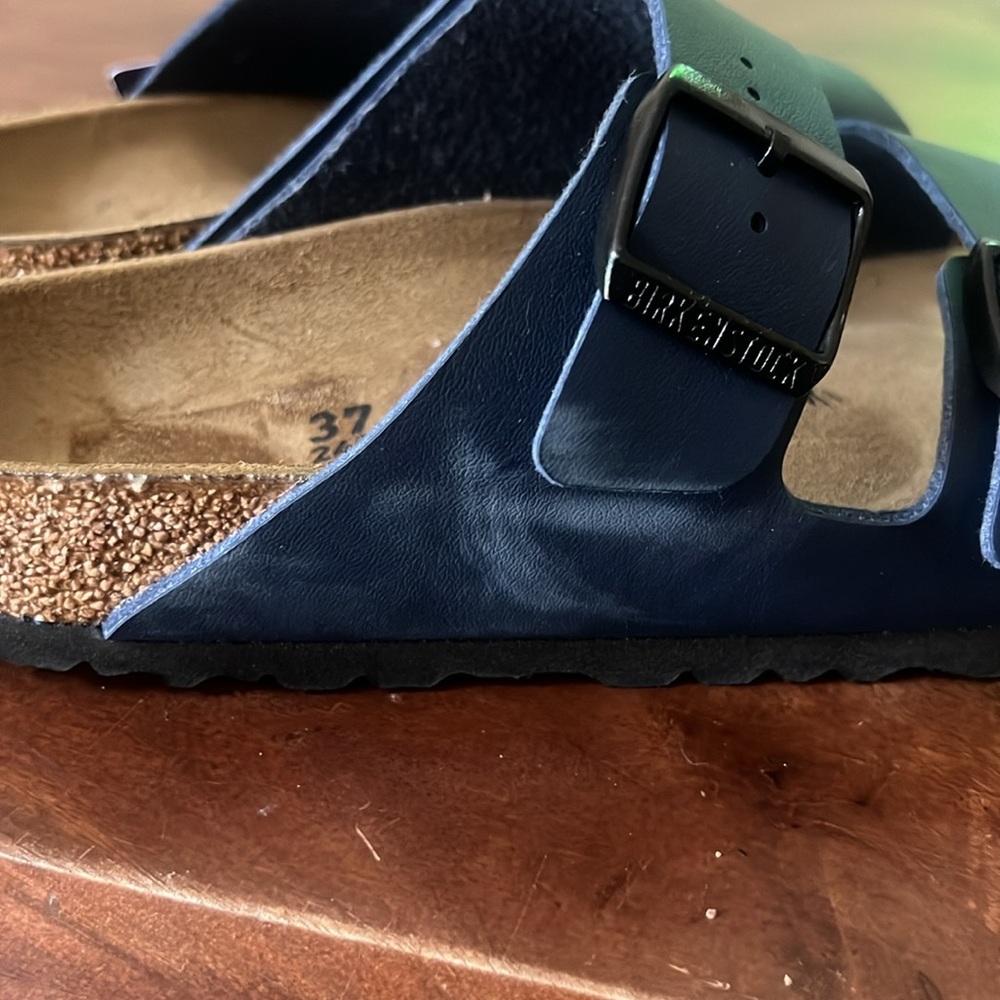 Navy Blue Birkenstocks BNWT - Picture 6 of 6